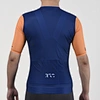 orange and blue cycling jersey